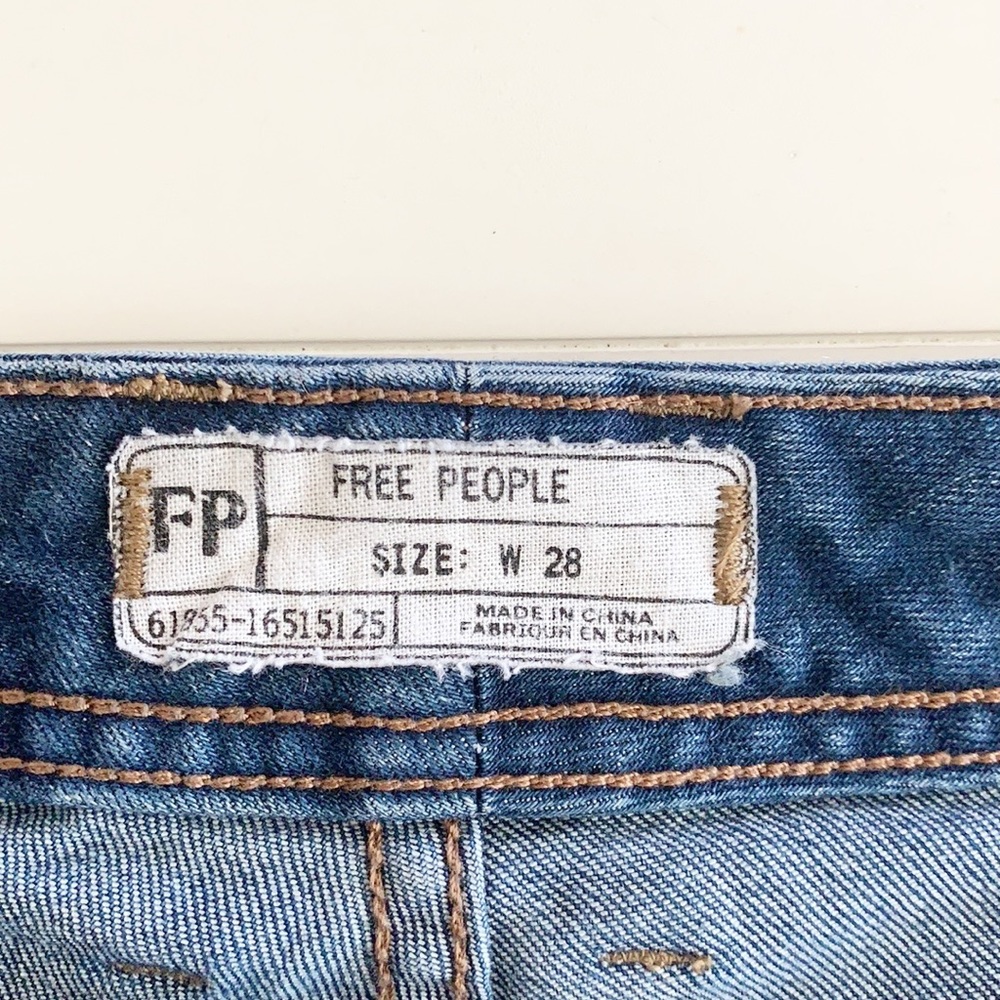 Free People Distressed Crop Skinny Jeans - Picture 7 of 7